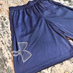 Under Armour UA Tech‎ Graphic Shorts Men's Small Navy Loose Fit NWT